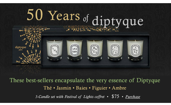 Celebrate Holiday with diptyque