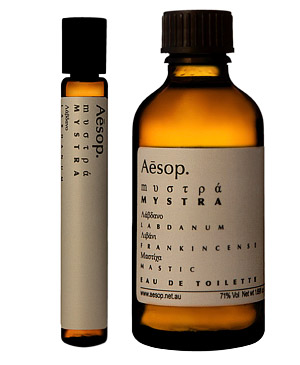 aesop mystra luckyscent packaging fragrances toilette eau splash